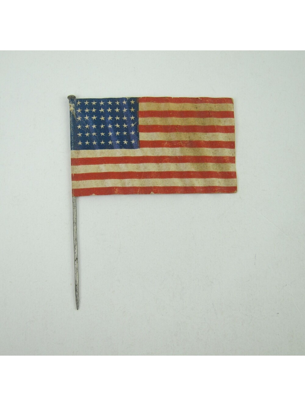 American Flag 48 Star Vintage 1950s Lapel Pin Boy Scouts Support BSA Patriotism